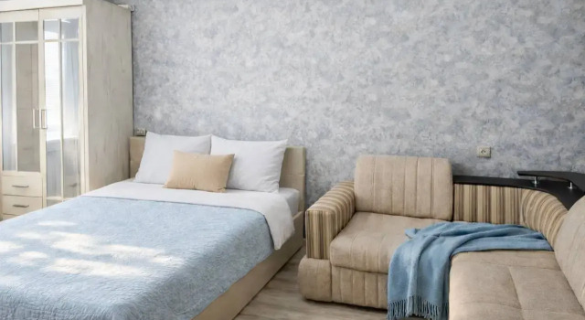 Квартира Однокомнатная Natalie Rooms рядом с парком культуры и отдыха им. М. Горького для 4 гостей