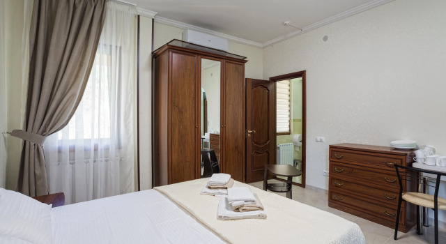 Standard Double room with courtyard view Strela Hotel