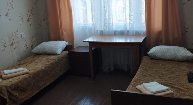 Кровать в общем номере Отель Сова