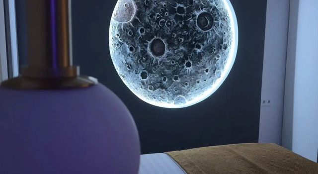 Camera tripla 6 Moon con balcone e con vista sulla città Mini hotel Art Sukhum