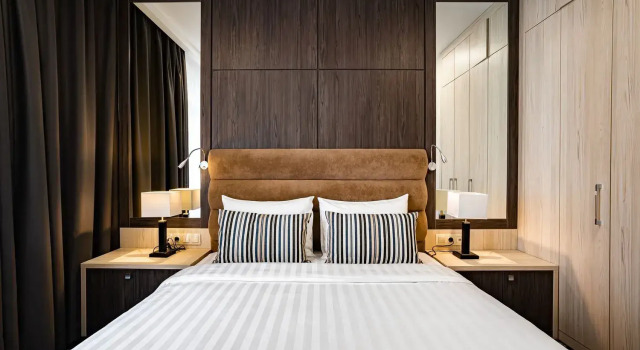 Апартаменты люкс с 3 комнатами Апарт-Отель Ramada hotel&suites by Wyndham Novosibirsk Zhukovka