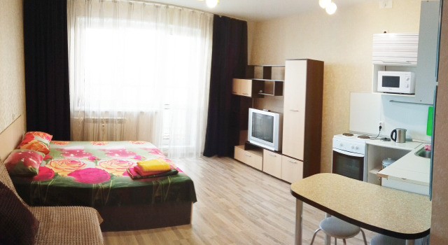 Квартира Студия в мкр. Парковый до 3х Чел