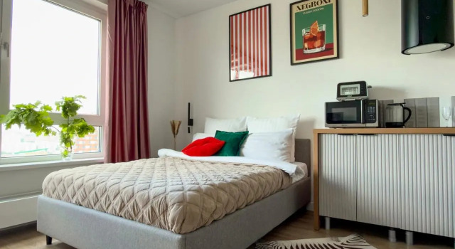 Na Ochakovskom Shosse 5k5 Flat, Rezervovat Apartmán Hotely v ZAO Area s parkováním, Parkování