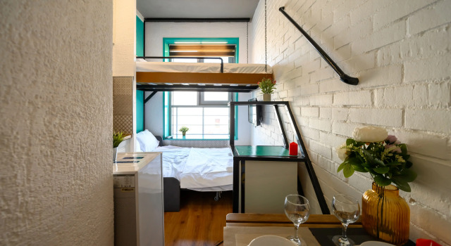 ZhK Landyishi 212/4 Flat, Rezervovat Apartmán Hotely v UZAO Area s parkováním, Parkování