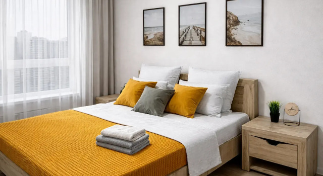 Dlya 4 Gostey Ryadom s Sadovodom Flat, Rezervovat Apartmán Levné hotely v Lyuberetsky District