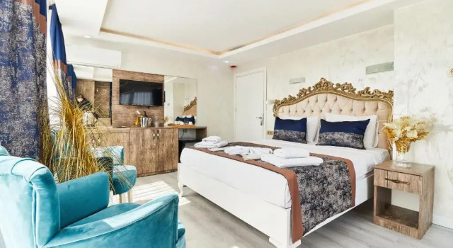 Двухместный номер Deluxe с балконом и с видом на море Armar Hotel