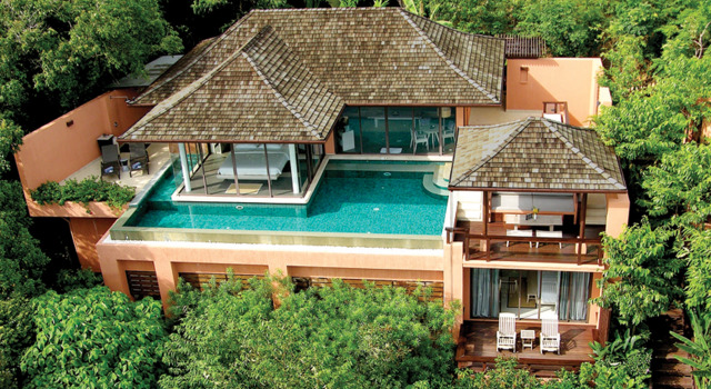 Вилла с бассейном с 2 комнатами с балконом и с видом на океан Sri Panwa Phuket Luxury Pool Villa Hotel