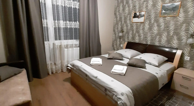 Двухместный номер Comfort с балконом и с видом на горы Гостевой дом Вила Лиза с трансфером к подъемникам