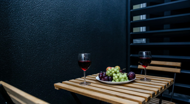 Студия с балконом и с видом на город Stile Suite Family Hotel