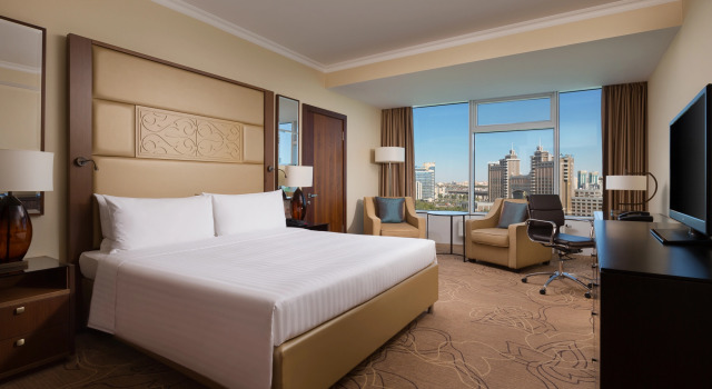 Двухместный люкс с красивым видом из окна SAAD Hotel Astana
