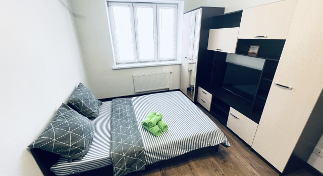 Prosvescheniya 12/1 Apartments, Rezervovat Apartmán Levné hotely v Pushkino