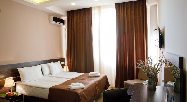 Double room with view Hotel Olympia Garden