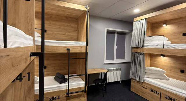 Bed in Dorm with city view Rediska Hostel