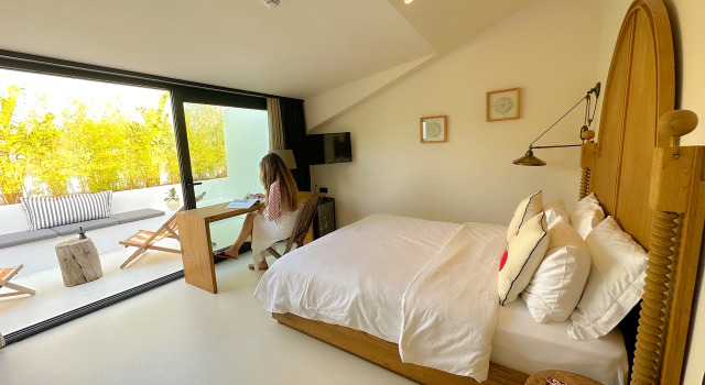 Двухместный номер Deluxe with Botanical Terrace с балконом To Be Social House
