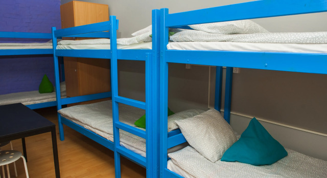 Postel ve společném pokoji Piter Living quarters