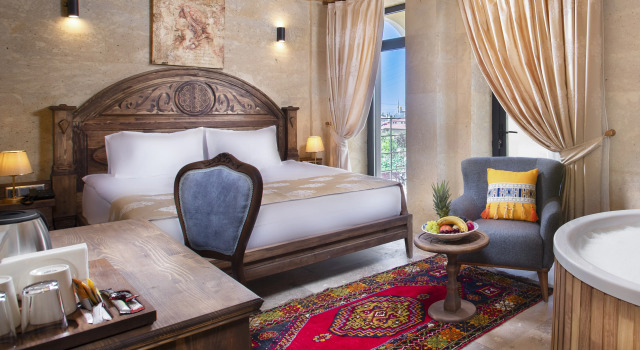 Номер Deluxe Cappadocia Pyramid Stone House