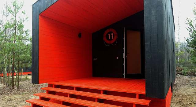 Бунгало с красивым видом из окна Загородный рыболовный клуб Литвиново