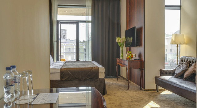 Двухместный номер Premium с балконом и с видом на реку Viewpoint Hotel