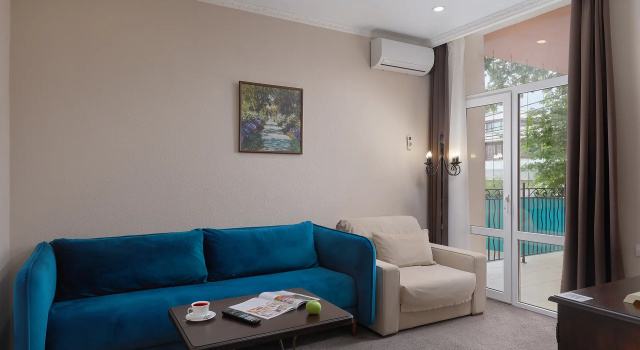 Двухместный люкс с 2 комнатами с балконом Курортный отель Alean Family Riviera