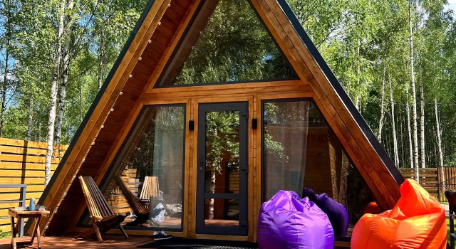 Коттедж A-Frame №1 Мой маленький лес