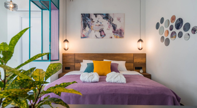 Номер Deluxe Мансарда с красивым видом из окна Redrum Tbilisi Boutique Hotel