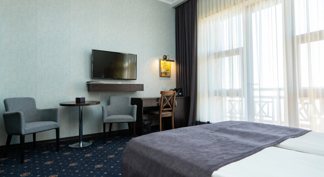 Двухместный номер Superior с балконом и с видом на горы Amberd Hotel