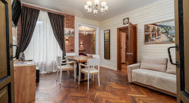 Апартаменты Апартаменты SREDNYAYA PODYACHESKAYA 6 APARTMENTS Просторные трехкомнатные апартаменты Park Lane Inn для 3-х взрослых