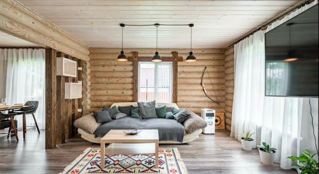 Uyutny S Russkoy Baney Private House, Buchen Sie Ferienhaus Hotels in Oblast Moskau mit Parkplatz, Parkplätze