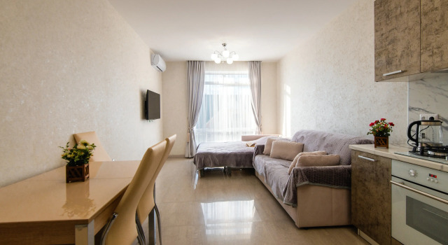 Студия с красивым видом из окна Апартаменты Soned House