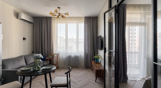 Kvartira Riva Apart Emerald Pearl Flat, Rezerwuj Apartament Hotele w Moskwa z parkingiem, w pobliżu Nagornaya Metro Station, Parking