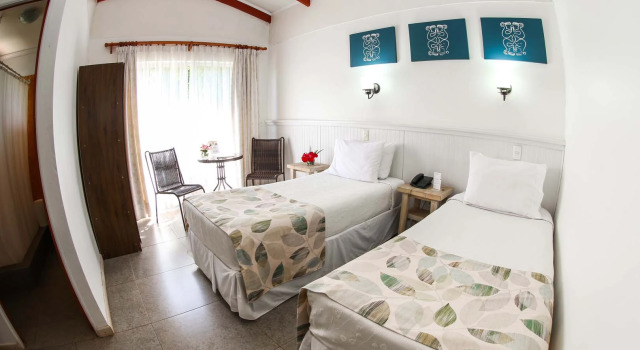 Двухместный номер Standard с балконом и с красивым видом из окна Отель Easter Island Eco Lodge