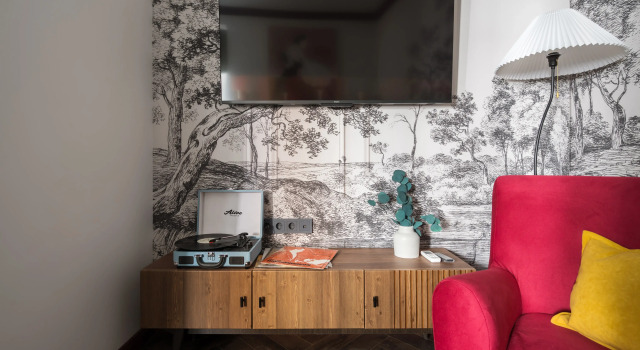 Студия Superior Квартира New Horizon Art Vinil 54 новое пространство с уникальным интерьером и технологиями умного дома