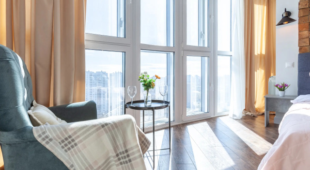 Апартаменты Superior с красивым видом из окна Апартаменты RentPlaza c панорамным видом на город