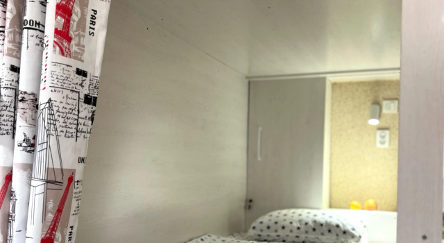 Кровать в общем номере ABS Guest House Osh