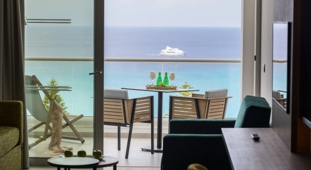 Superior Family room with balcony and Sea View Cavo Maris Beach Hotel