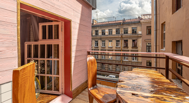 Двухместный люкс с видом на город Бутик-отель Villa Mr. Pinky