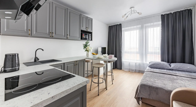 Na 8 Marta 18 Flat, Rezervovat Apartmán Hotely v Lyuberetsky District s parkováním, Parkování