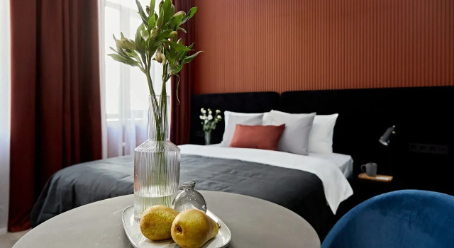 Двухместная студия семейная с видом на внутренний двор Бутик-отель Terraplace by Mix Hotels