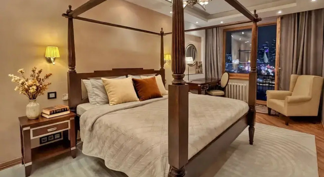 2k Apart Komfort | 4 Chel | Panoramnie Vidy na Naberezhnuyu | Krovat King Size | Konditsioner Apartments, Rezervovat Apartmán Hotely v Moskva s parkováním, poblíž Lotte Plaza, Parkování