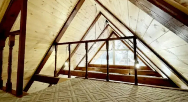 Шестиместный коттедж с красивым видом из окна Шале Sashagesh, A-Frame в Шерегеше, ул. Рябиновая 53
