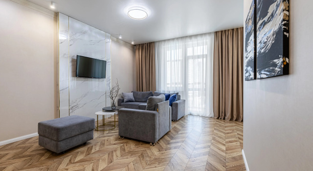 Business class Chistopolskaya 86/10 apartments, Prenota Appartamento Hotel a Tatarstan con parcheggio, Parcheggio
