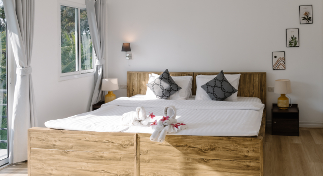 Двухместный номер Superior с балконом и рядом с пляжем The Princess Beachfront Resort