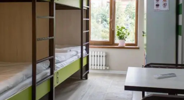 Bett im Wohnheim (Männerwohnheim) Compass Hostel