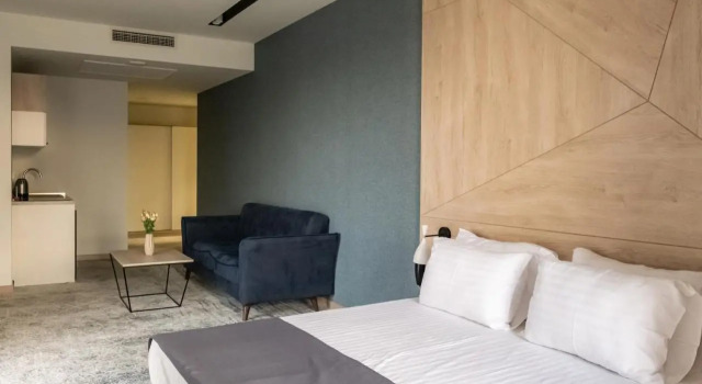 Vierer Apartment 2 Schlafzimmer mit Balkon und mit Blick Rooftop Apart-Hotel