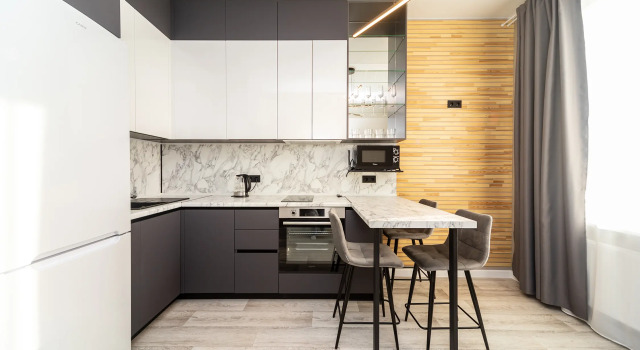 Sovremennaya Kvartira V ZHK Pogoda Flat, Buchen Sie Ferienwohnung Motovilikhinsky City District 