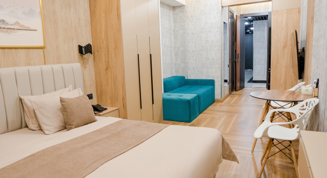 Двухместный номер Deluxe с балконом Badem Garden Apart Hotel