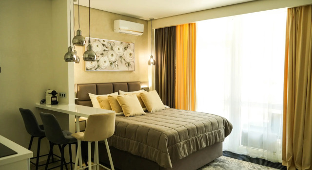Garden Portye Studiya Azure Garden 58 k 4 Apartments, Rezervovat Apartmán Sevastopol 