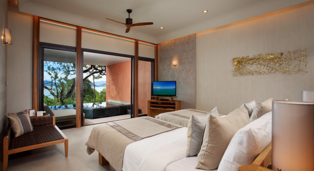 Двухместный люкс с бассейном West с балконом и с видом на океан Sri Panwa Phuket Luxury Pool Villa Hotel