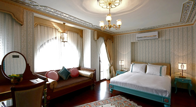 Двухместный люкс Пентхаус с балконом и с частичным видом на море Hotel Niles Istanbul