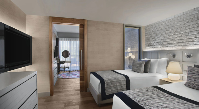Номер семейный с балконом и с частичным видом на море Acanthus Cennet Barut Collection - Ultra All Inclusive